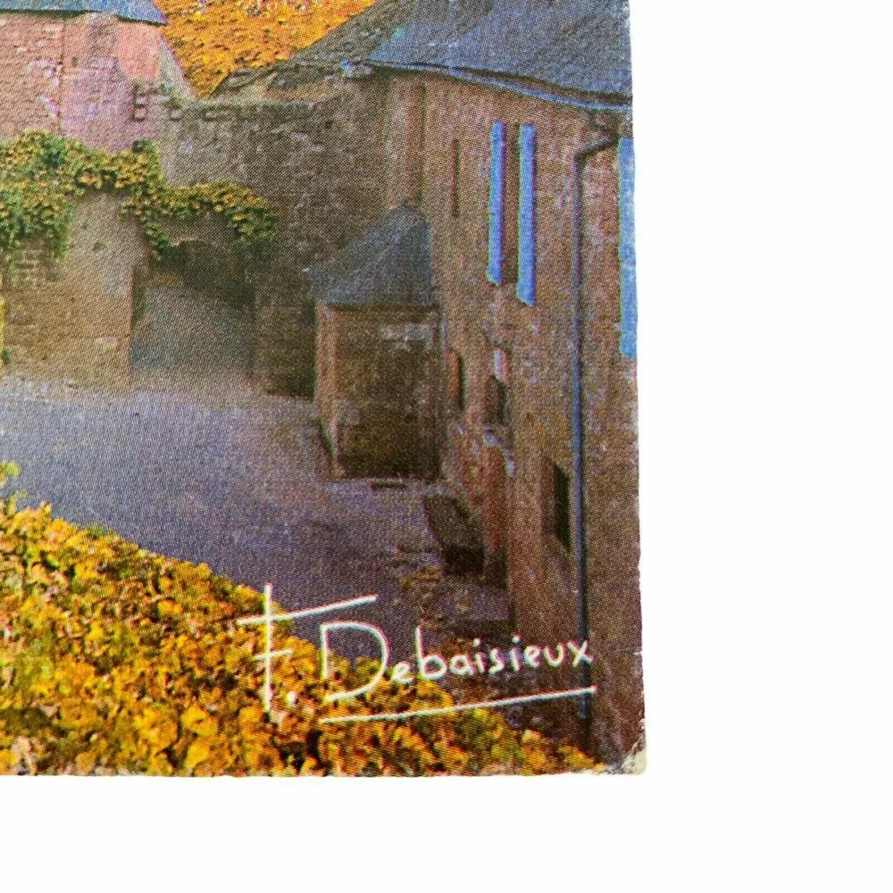 COLLONGES France Stamped‎ Note Postcard Posted